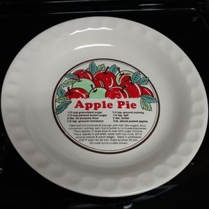 Sunnycraft Pie plate with Recipe